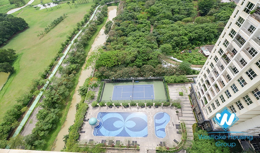 Apartment renting in Ciputra, Hanoi with 4 bedrooms and fully furnished